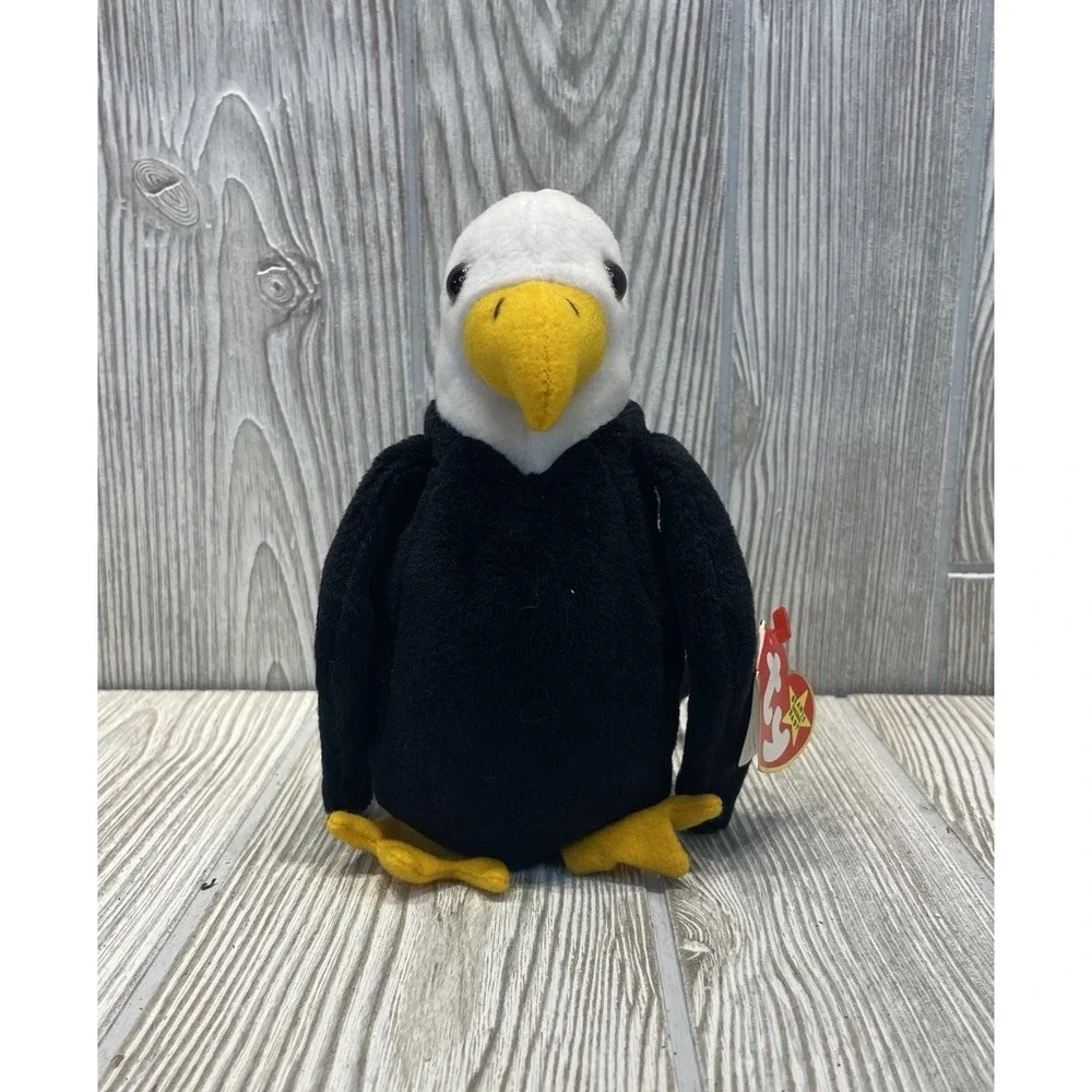 TY Beanie Baby Baldy the Eagle 1996 Vintage Plush 4074 Retired Tag
